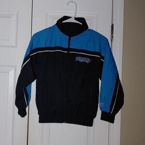 Reebok  NFL Carolina Panthers  Windbreaker Sz 8 NWOT